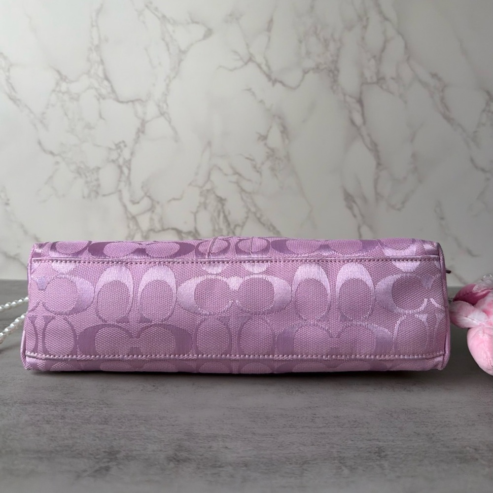 Pink Coach Baguette Shoulder Bag - Picture 5 of 8
